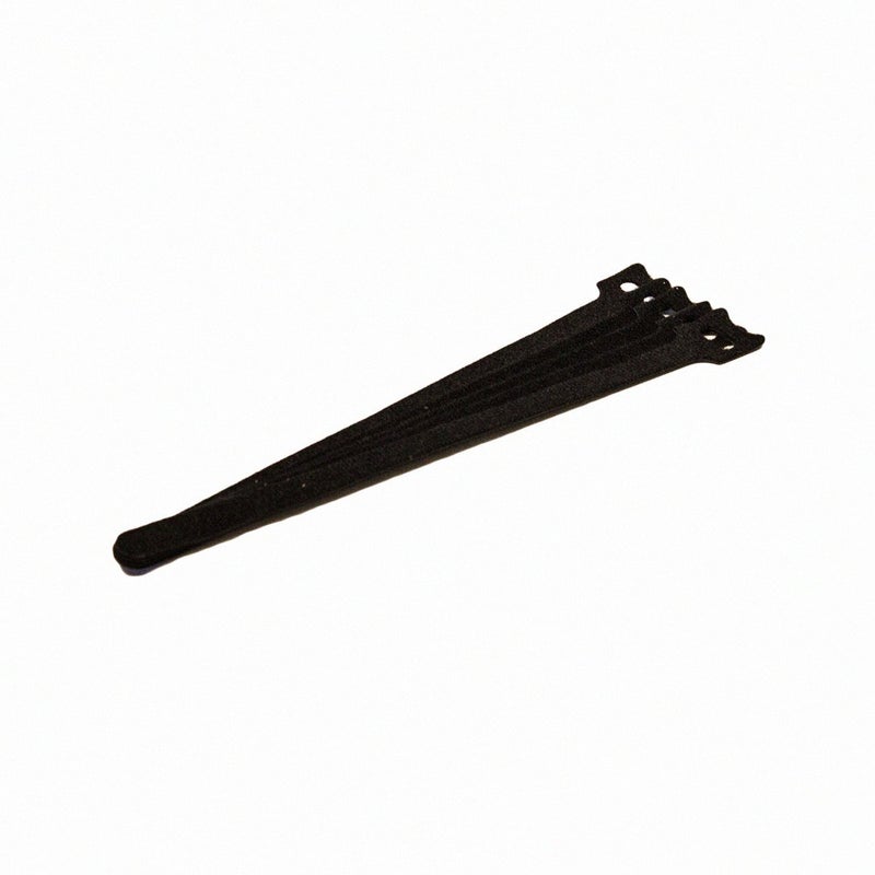 Navepoint 10 Inch Hook And Loop Reusable Strap Cable Cord Wire Ties 100 Pack Black - Image 2